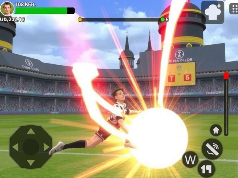 Intense match action in RR FC Golden Glory RR FC Golden Glory gameplay screenshot